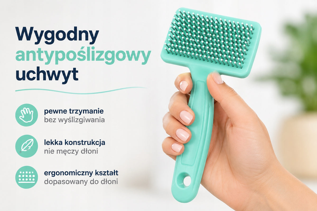 DOG CAT BRUSH For Hair Soft With Protective Balls Small Manufacturer code SZCZOTKA DLA KOTA PSA Do Sierści