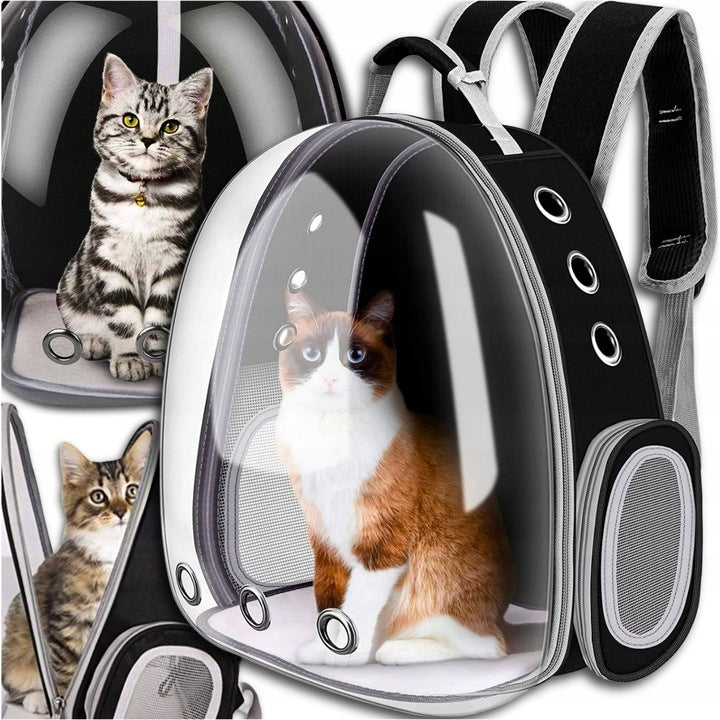 DOG CAT CARRIER BACKPACK BAG WITH VENTILATION HOLES SAFE