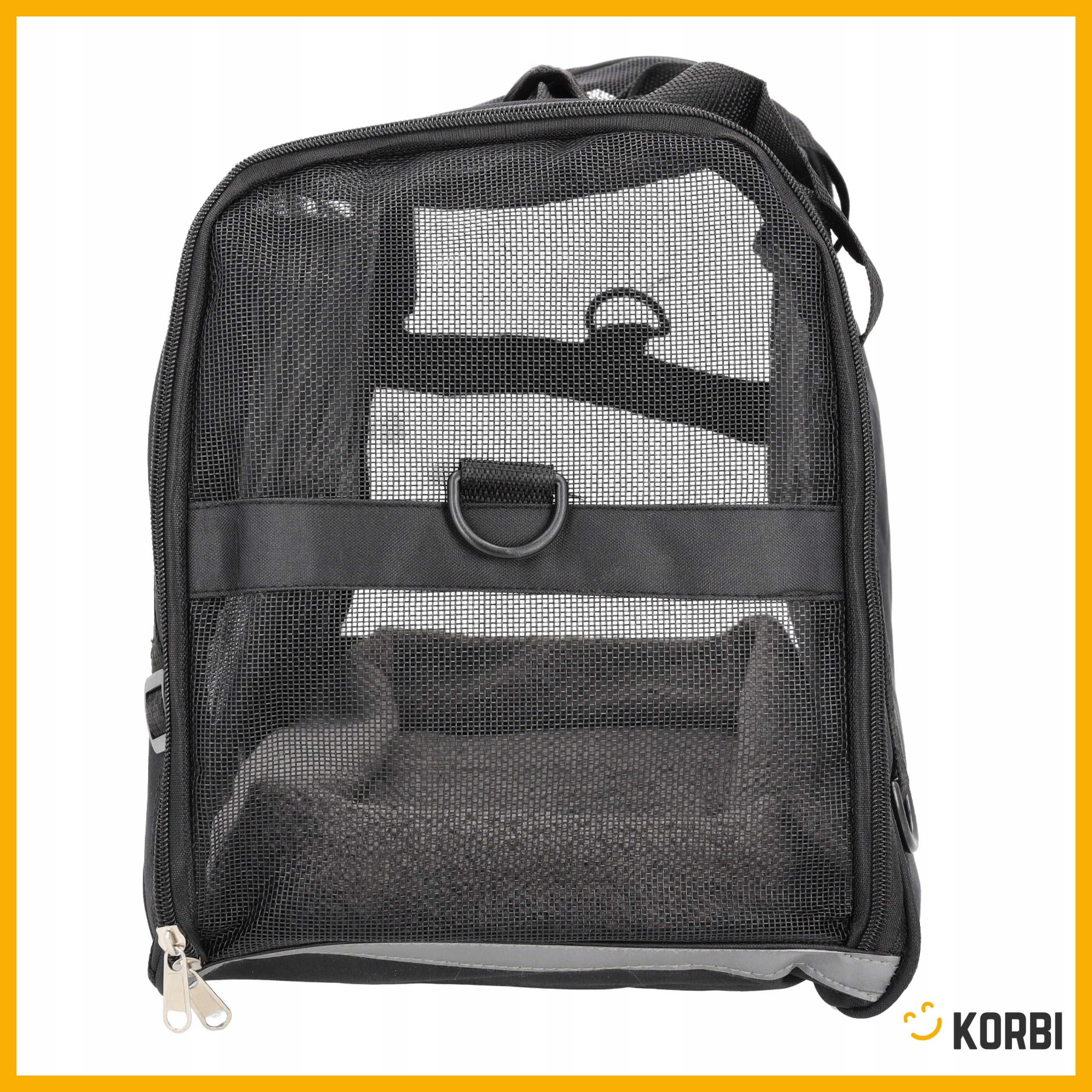 DOG CAT CARRIER BAG WITH PLUSH MAT FOR CARRYING ANIMALS L Product height 31 cm