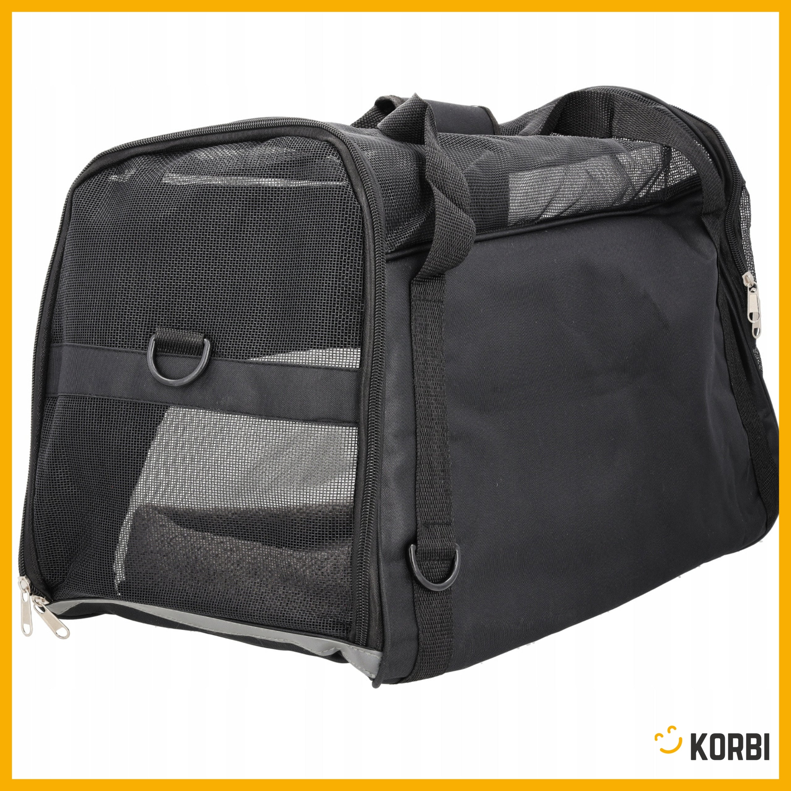 DOG CAT CARRIER BAG WITH PLUSH MAT FOR CARRYING ANIMALS L Trade name Korbi TRANSPORTER TORBA SKŁADANA DO TRANSPORTU ZWIERZĄT SAMOCHODOWA DO AUTA