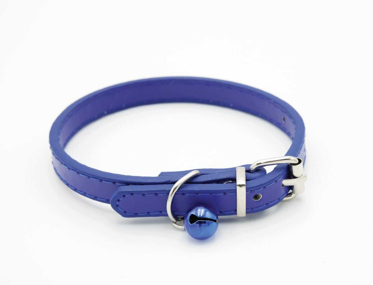 DOG CAT COLLAR PUPPY BLUE ADJUSTABLE BELL Manufacturer code LUNA_Classic_BLUE_XS