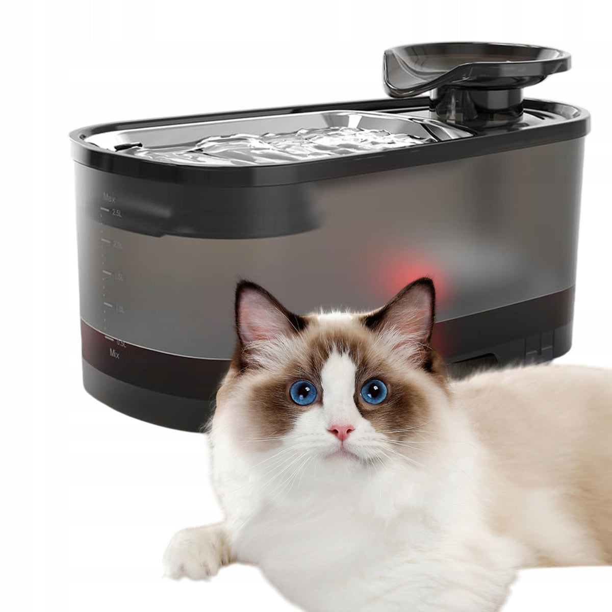 DOG CAT FOUNTAIN 2.5L AUTOMATIC SILENCE MULTI-ANIMAL CARBON FILTER
