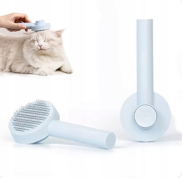 DOG CAT HAIR REMOVAL BRUSH SELF-CLEANING MINI COMB