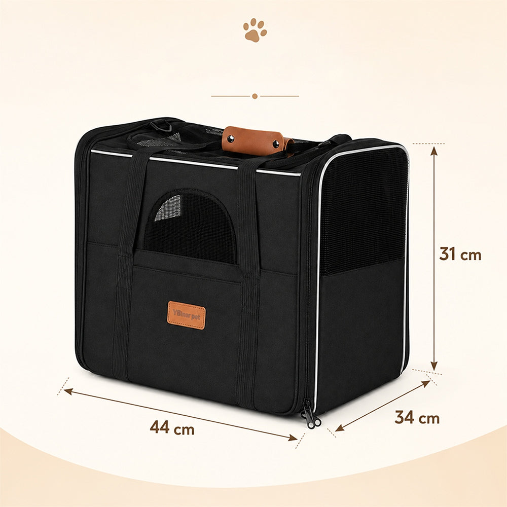 DOG CAT TRANSPORT BAG TRANSPORTER FOLDING UP TO 7KG LARGE VENTILATION Packaging status original