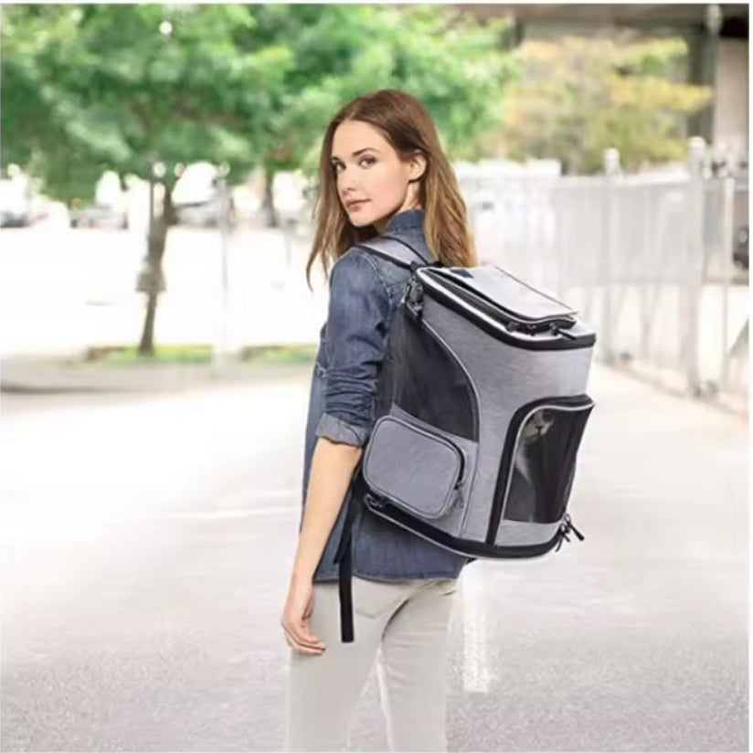 DOG CAT TRANSPORTER Backpack Bag with Ventilation Holes Folding EAN (GTIN) 735745056516
