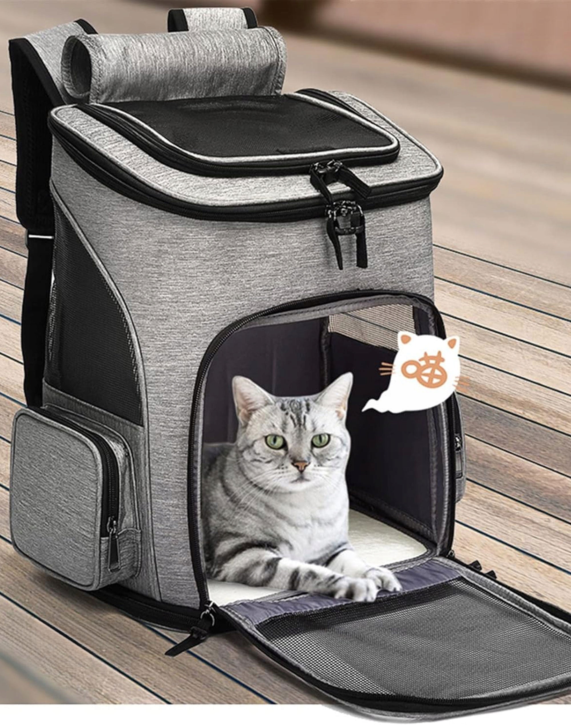 DOG CAT TRANSPORTER Backpack Bag with Ventilation Holes Folding Manufacturer code P-DRAP29
