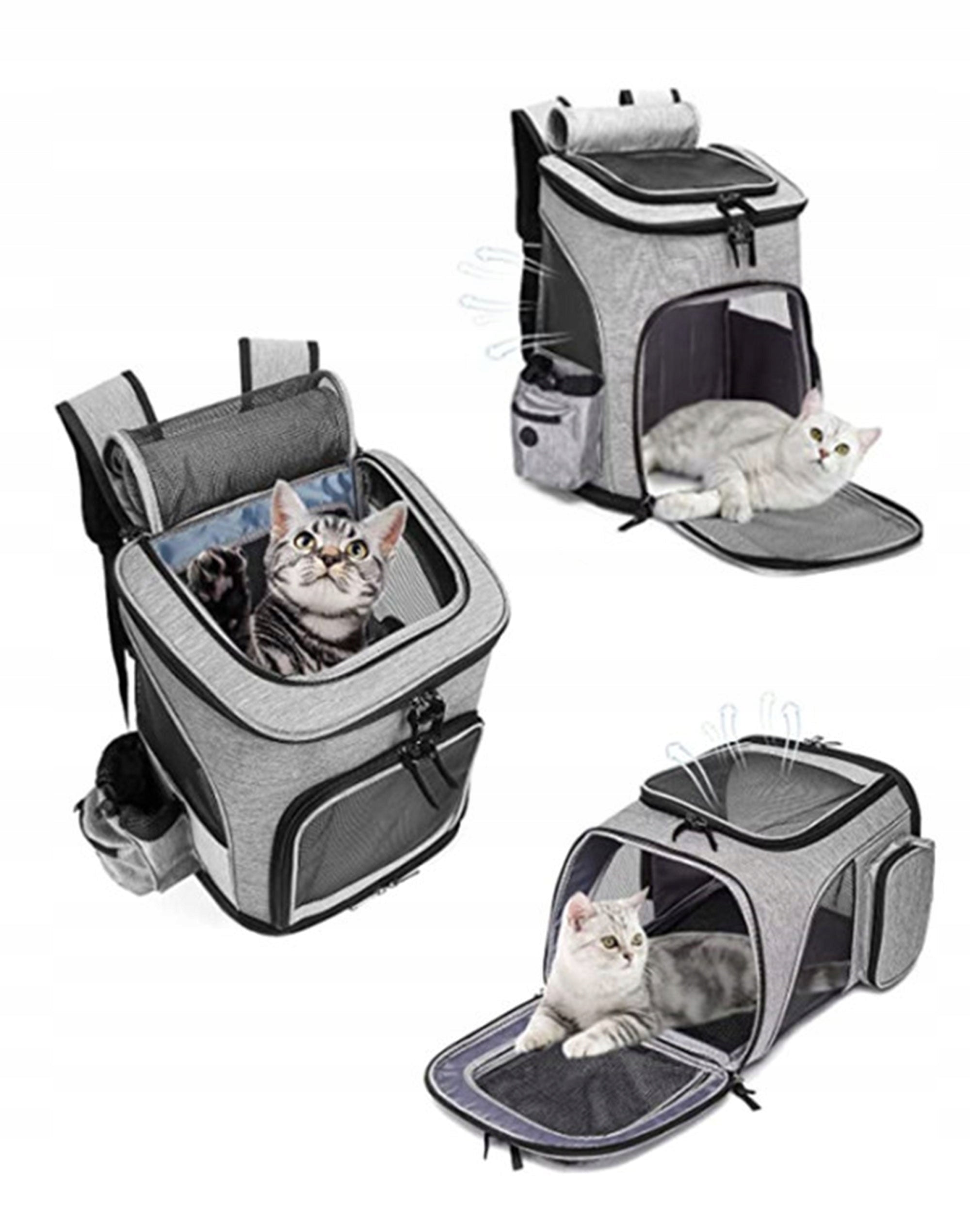 DOG CAT TRANSPORTER Backpack Bag with Ventilation Holes Folding Product height 40 cm