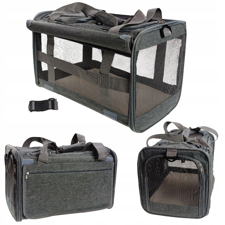 DOG CAT TRANSPORTER SHOULDER CARRY BAG FOR PETS LARGE