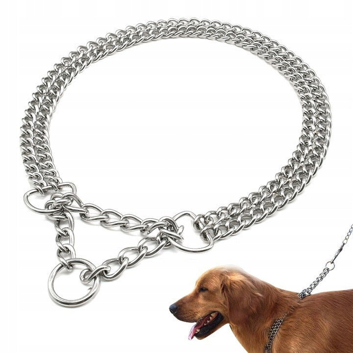 DOG CLAMP COLLAR GLAND CHAIN SILVER FOR DOG MAX.40cm Manufacturer code WC01156