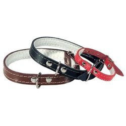 DOG COLLAR 16MM/41CM STRONG LEATHER