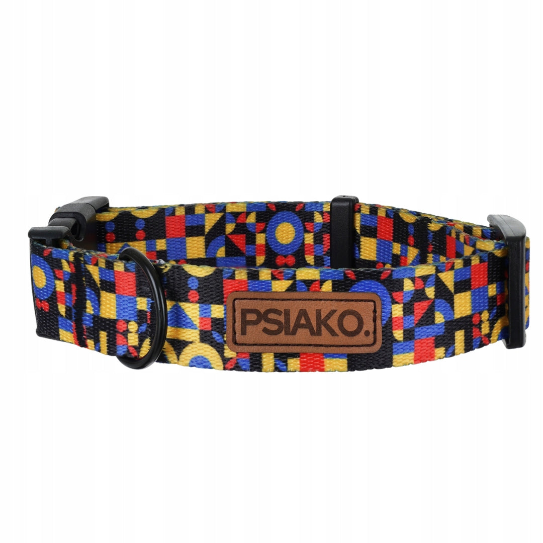 DOG COLLAR ADJUSTABLE S 27-35cm DOG STRONG MATERIAL COLORFUL