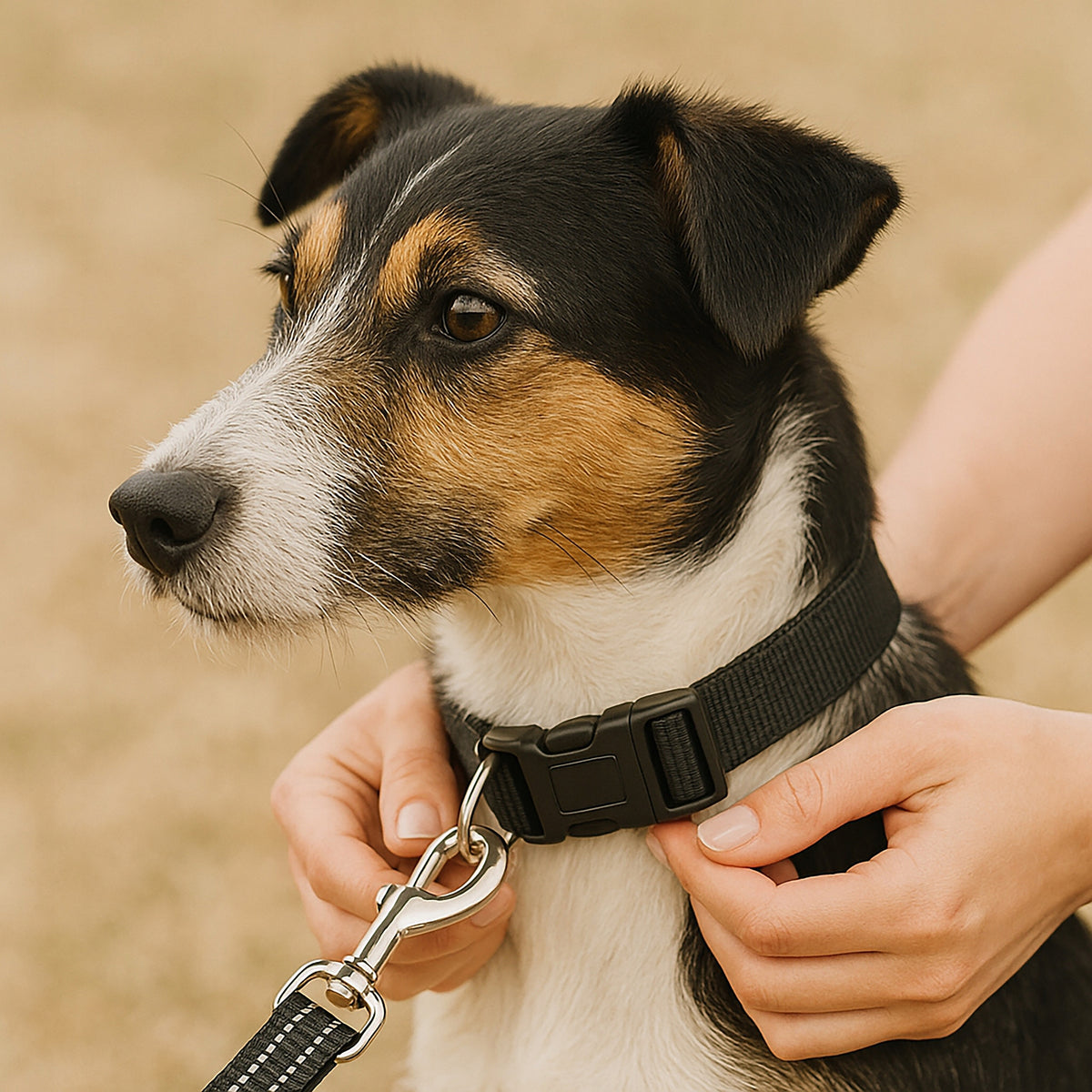 DOG COLLAR Adjustable 20-40 cm Strong Webbing Universal Strap 2 cm Manufacturer code 250301