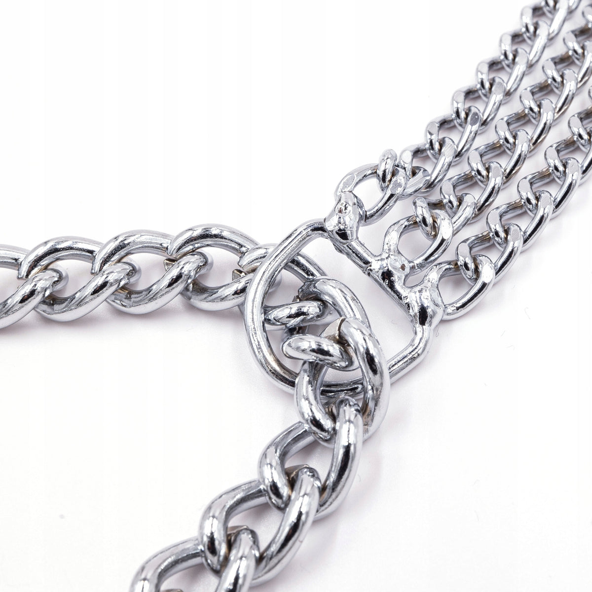 DOG COLLAR CHAIN CLAMP THREE-ROW TRIPLE NECKLACE L 55cm Manufacturer code OB.3K.L