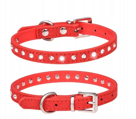 DOG COLLAR CIRCUMFERENCE FROM 22 - 28 CM XS ECO LEATHER 413