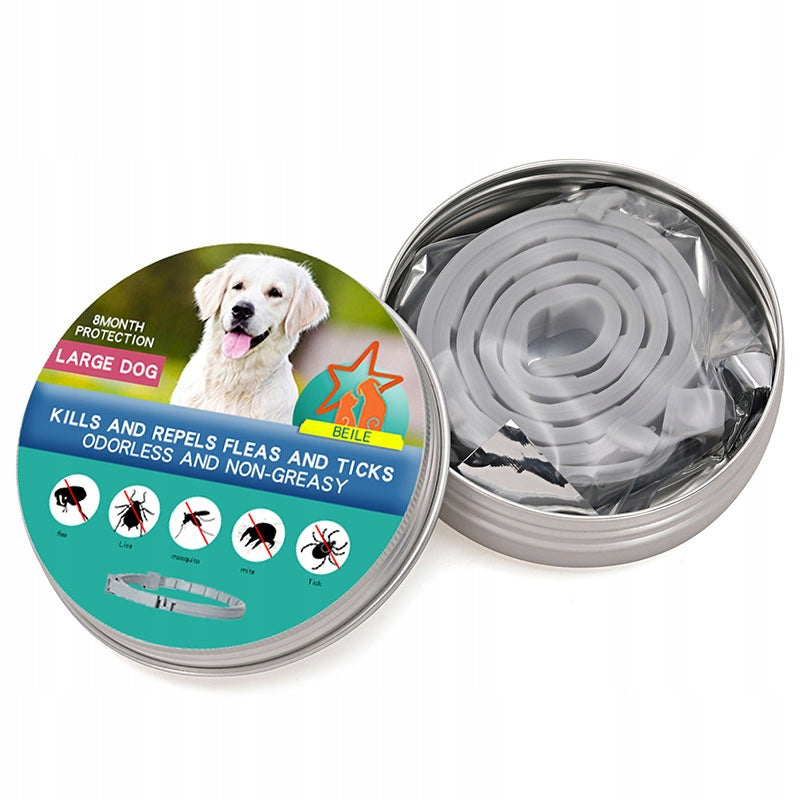 DOG COLLAR FOR FLEA TICKS 8 MONTHS 70 CM