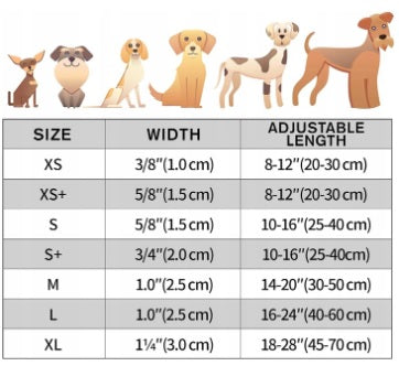DOG COLLAR MATERIAL GLOWING PCEOTLLAR RED SIZE XS Manufacturer code 4253