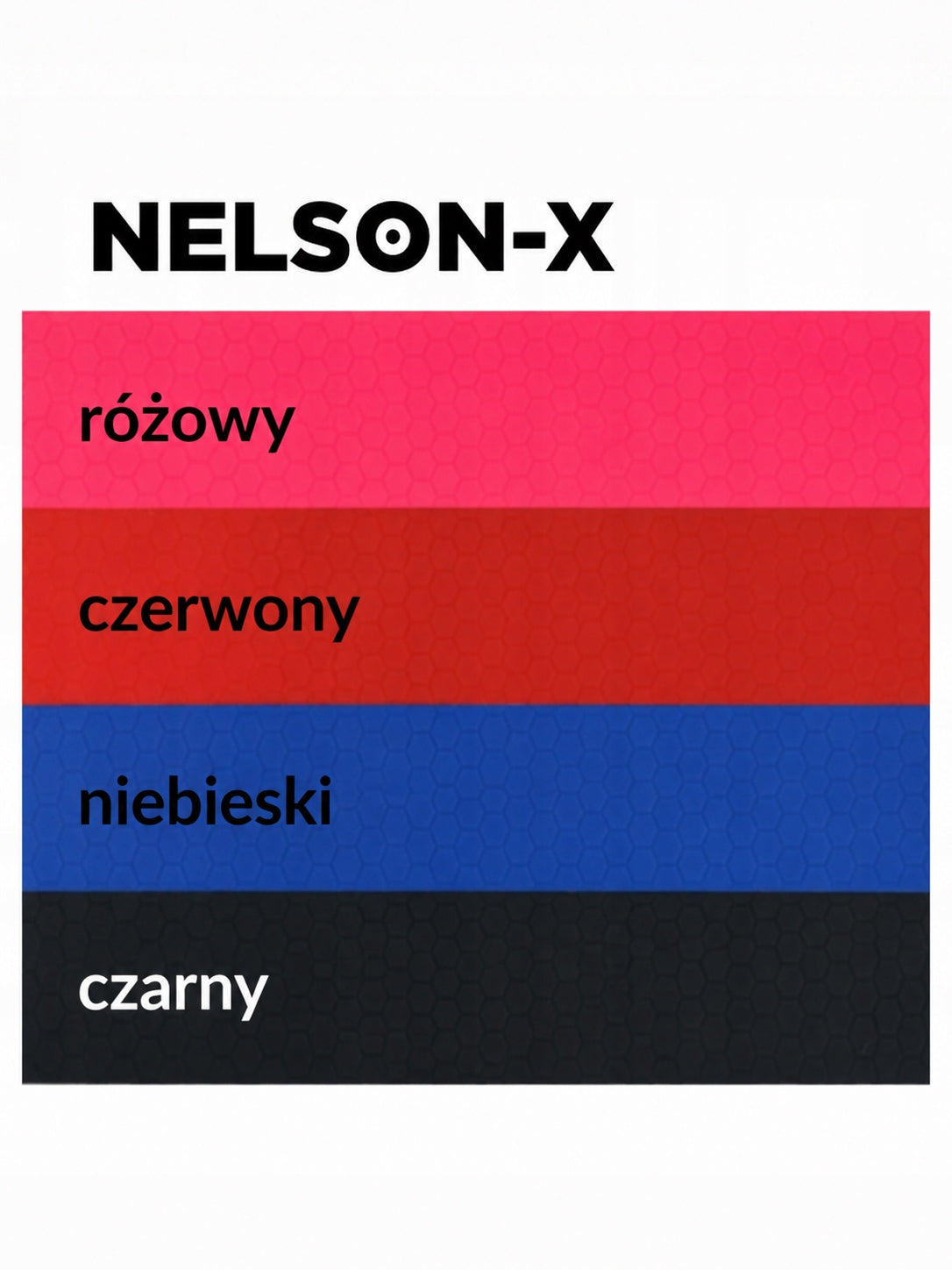 DOG COLLAR PVC BIOTHANE NELSON-X SIZE L Polish BLACK FITTINGS HEXA Manufacturer code obroza-PVC-BLACK-L-HEXA