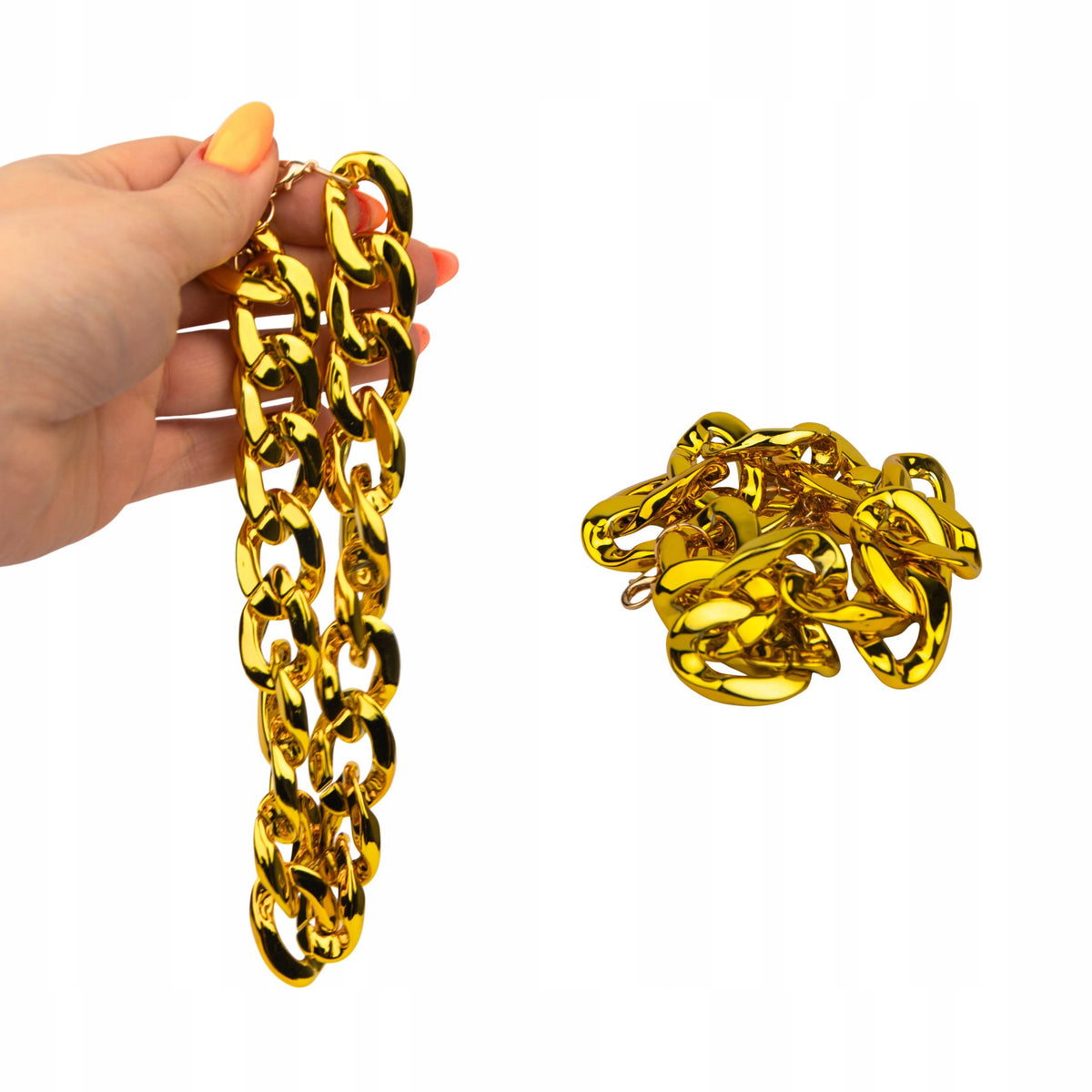 DOG COLLAR chain adjustable stylish DECORATIVE shackle 43cm GOLD Packaging status original