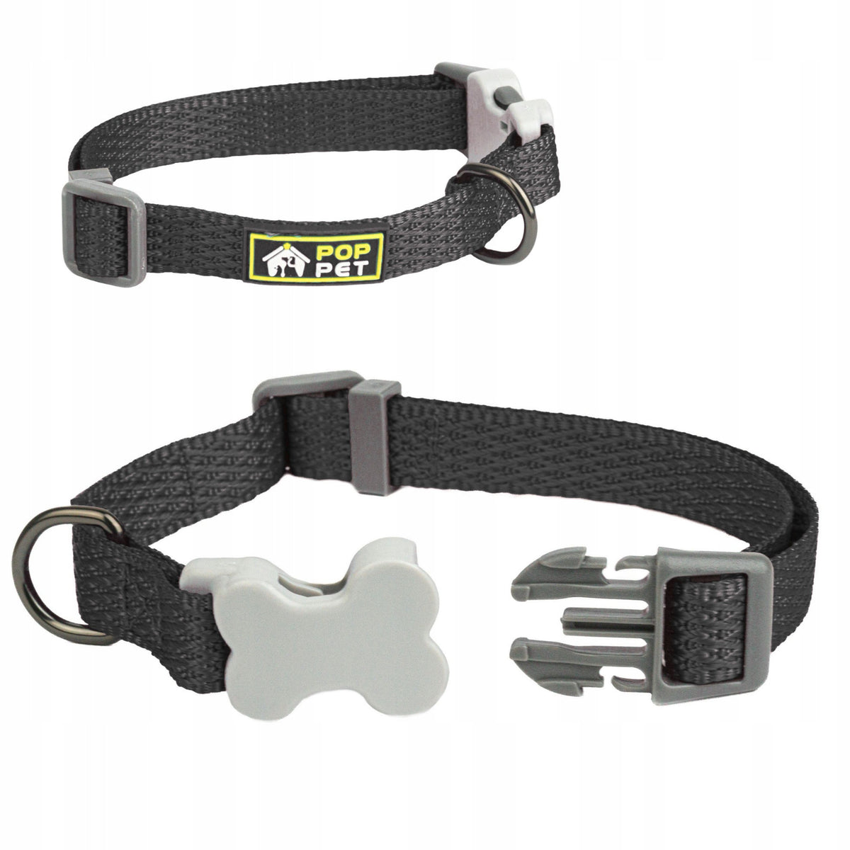 DOG COLLAR classic adjustable material traditional colors small S