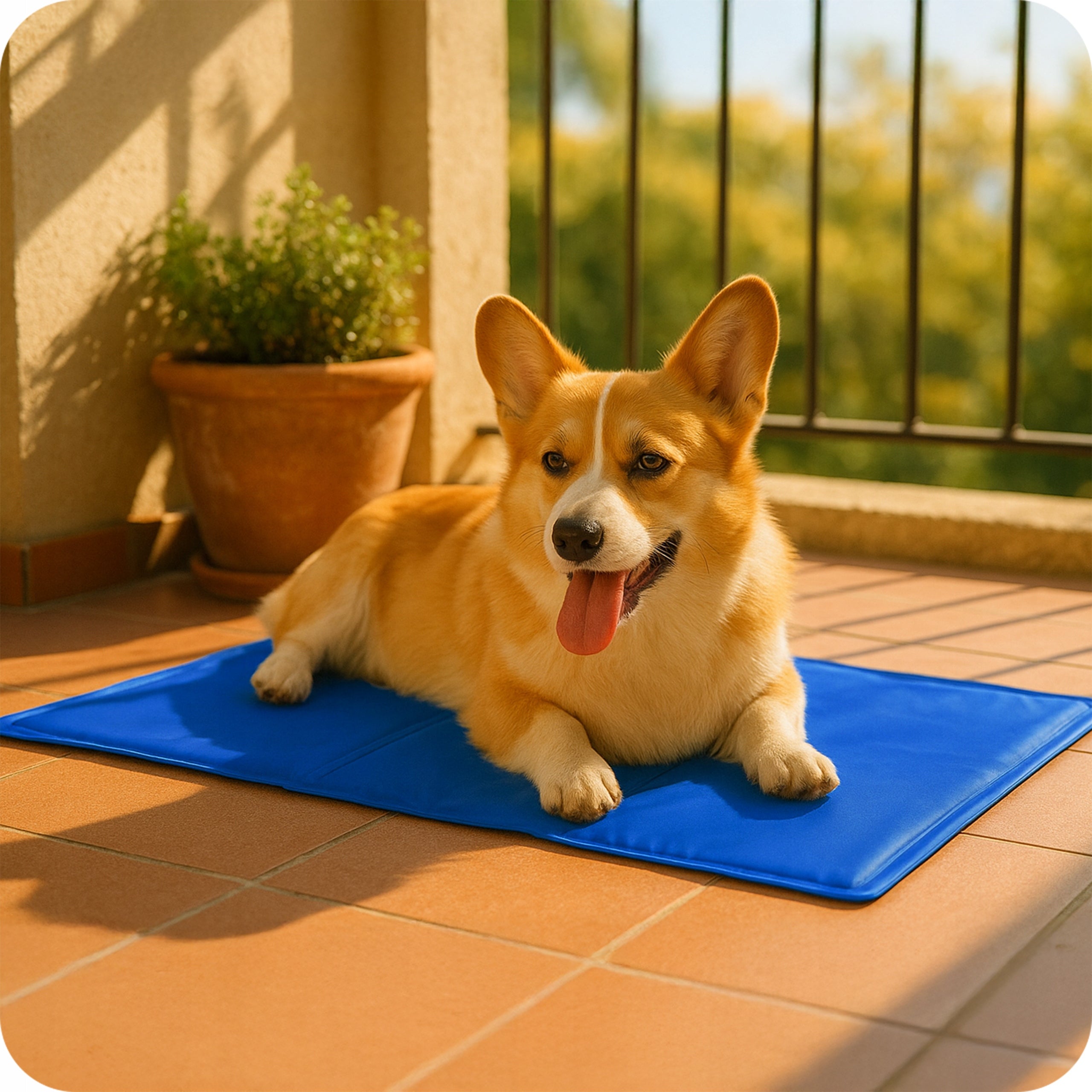 DOG COOLING MAT 90x50cm L GEL WATERPROOF DOG BED Kind mat