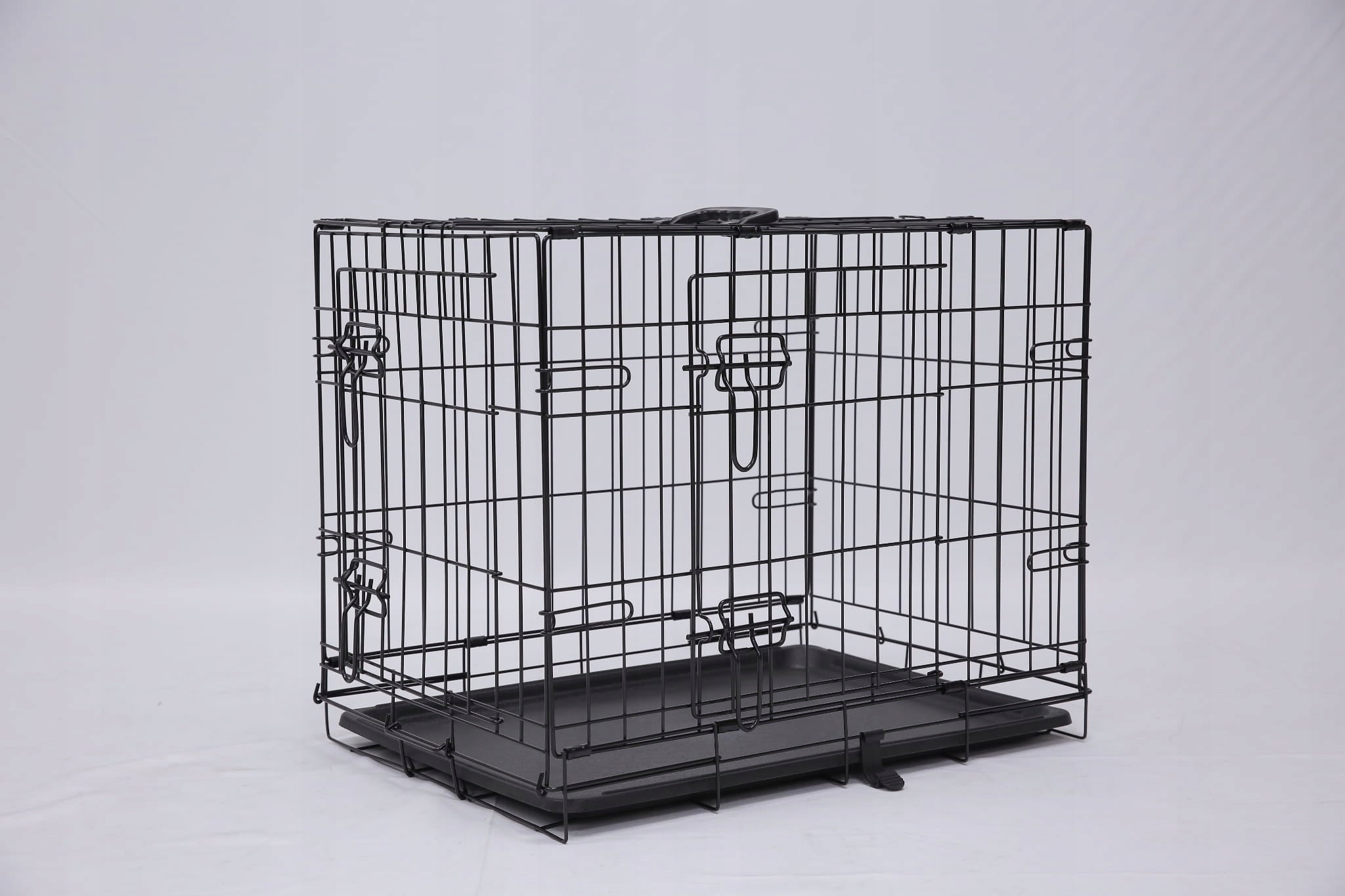 DOG FANTASY Metal 2-door Dog Kennel, size S 61x43x49cm Kind cage