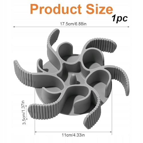 DOG FEEDING BOWL INSERT SILICONE SLOW FOOD ANTI SLIP Kind automatic feeder