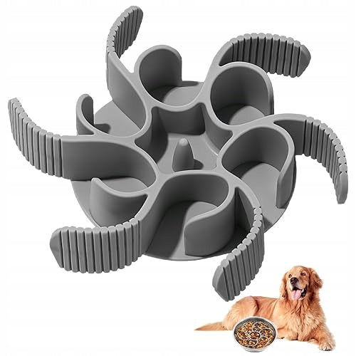 DOG FEEDING BOWL INSERT SILICONE SLOW FOOD ANTI SLIP