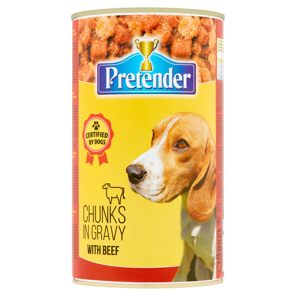 DOG FOOD 1250G BEEF PRETENDER