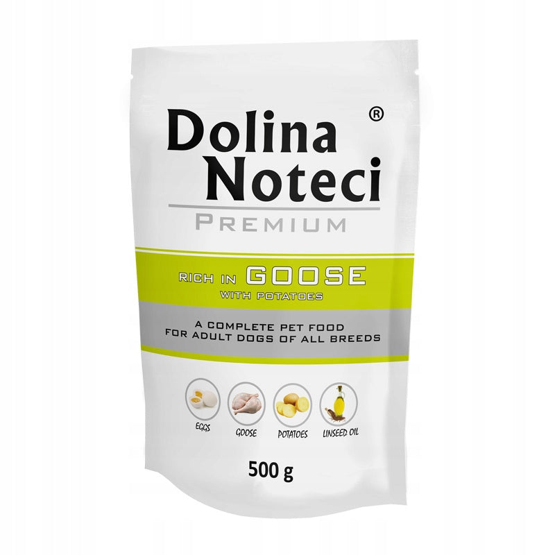 DOG FOOD DOLINA NOTECI PREMIUM GOOSE WITH POTATOES 500G SACHET