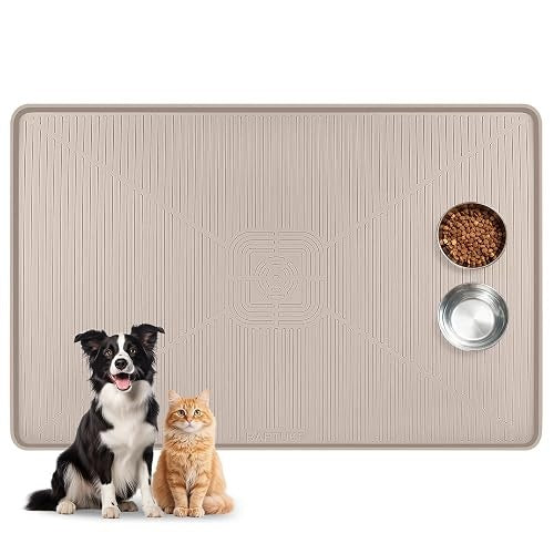 DOG FOOD MAT SILICONE WATERPROOF NON-SLIP FOR DOG Silicone Brand no brand