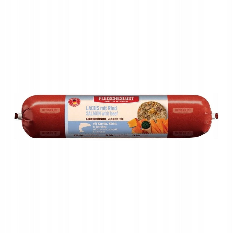 DOG FOOD WITH ALLERGIES WET SALMON BEEF 800 G GRAIN FREE