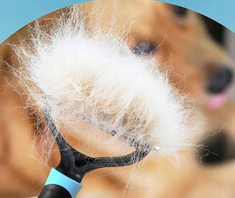 DOG HAIR BRUSH CAT HOOK TRIMMER CARDED XL Brand DKM