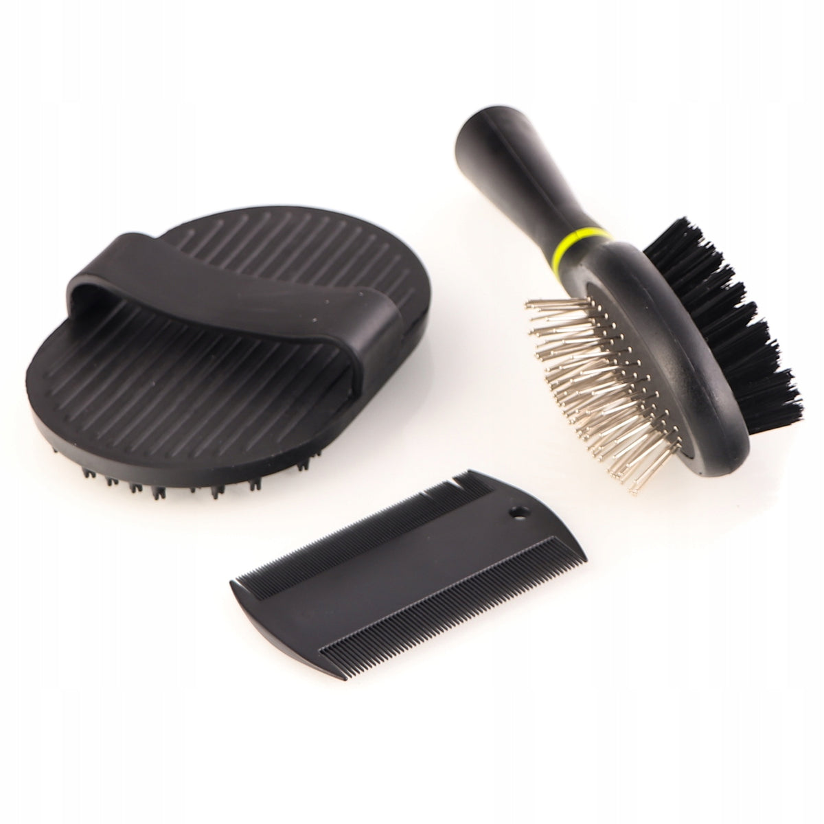DOG HAIR BRUSHES DOG GROOMING KIT 3 COMFORTABLE BRUSHES Manufacturer code KOM GROOMING STARTER SET 10737