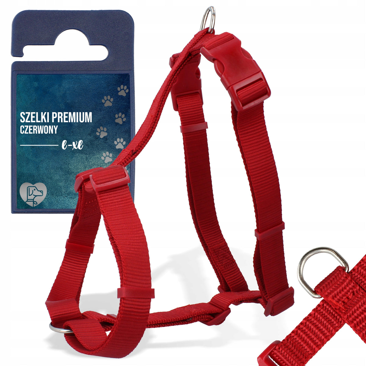 DOG HARNESS 75-120cm GUARD PRESSURE-FREE LIGHTWEIGHT ADJUSTABLE STRONG SHEPHERD L B9