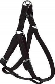 DOG HARNESS ADJUSTABLE ROS. M-L BLACK ZOLUX