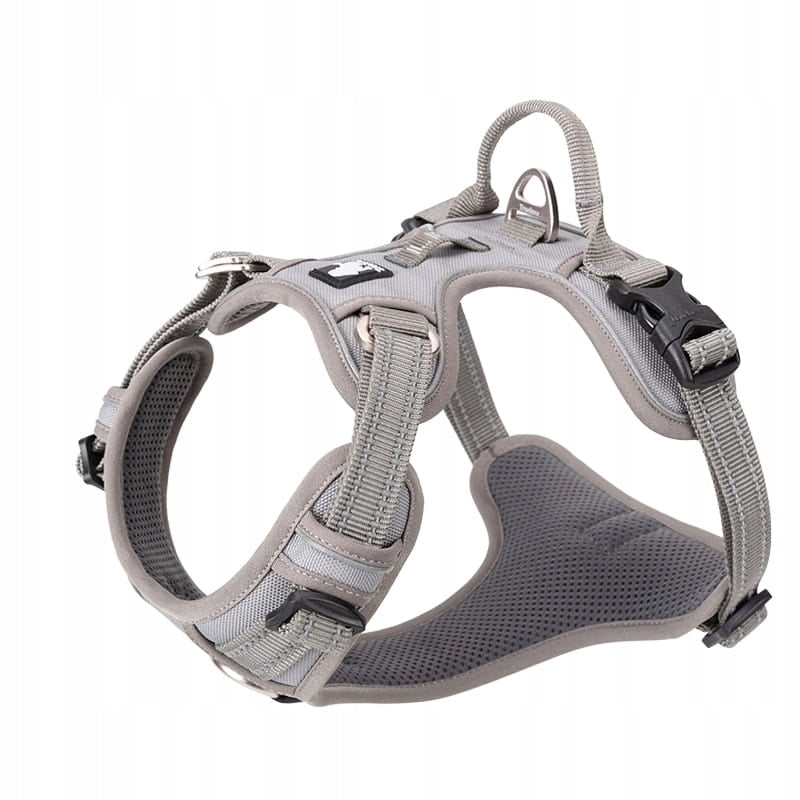 DOG HARNESS ADJUSTABLE TRUELOVE FRONT LINE PREMIUM STRONG GREY L