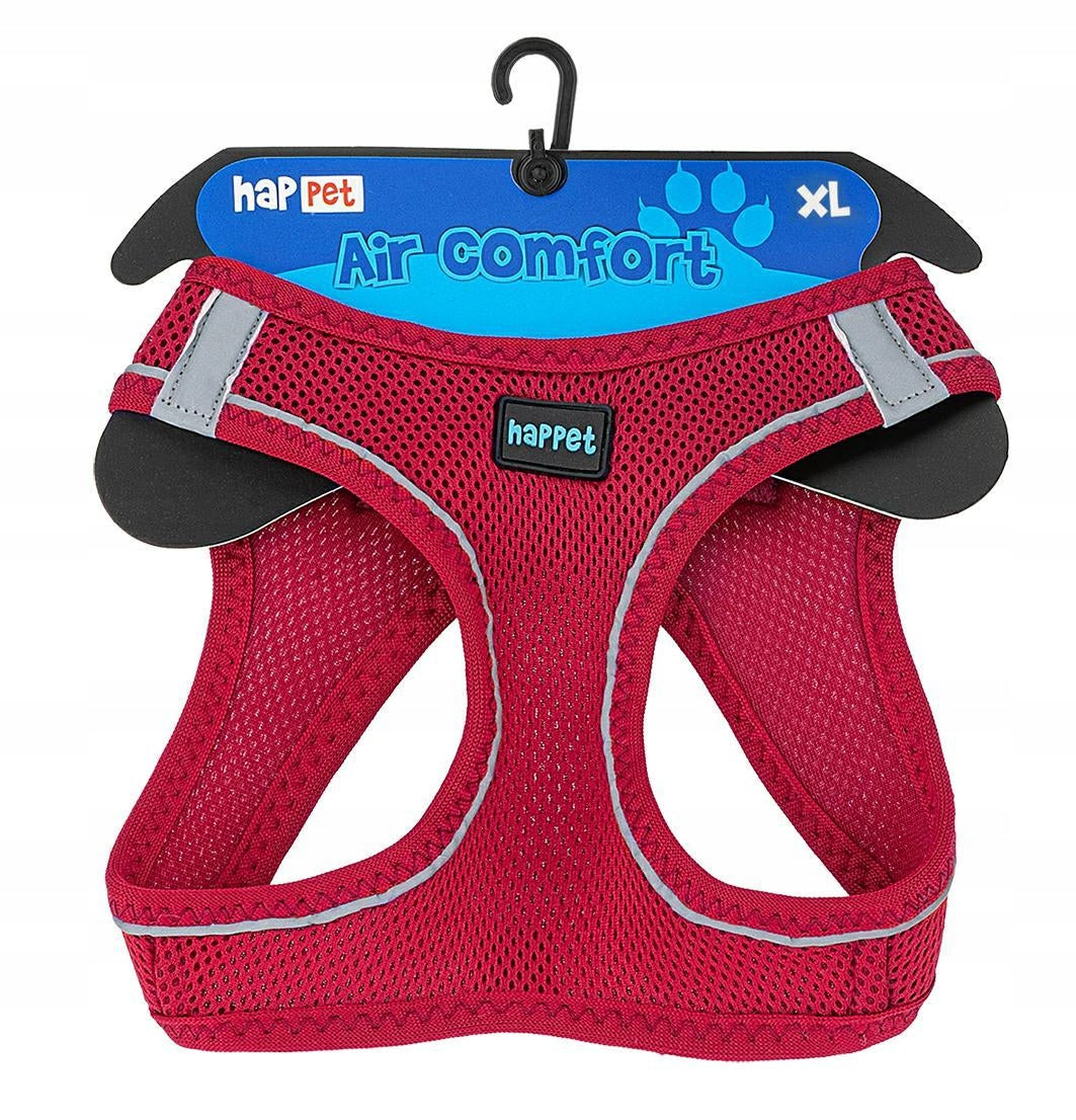 DOG HARNESS AIR COMFORT XL RED Brand Happet