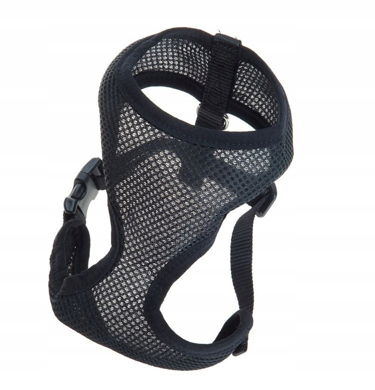 DOG HARNESS BLACK 34-45 cm *S
