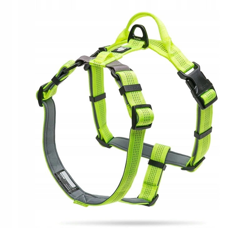 DOG HARNESS GUARD LIGHT REFLECTIVE TRUELOVE LUMEN LITE YELLOW XS
