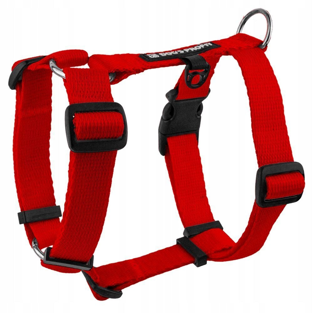DOG HARNESS GUARD M RED AS BRICK DOG'S PROFIT