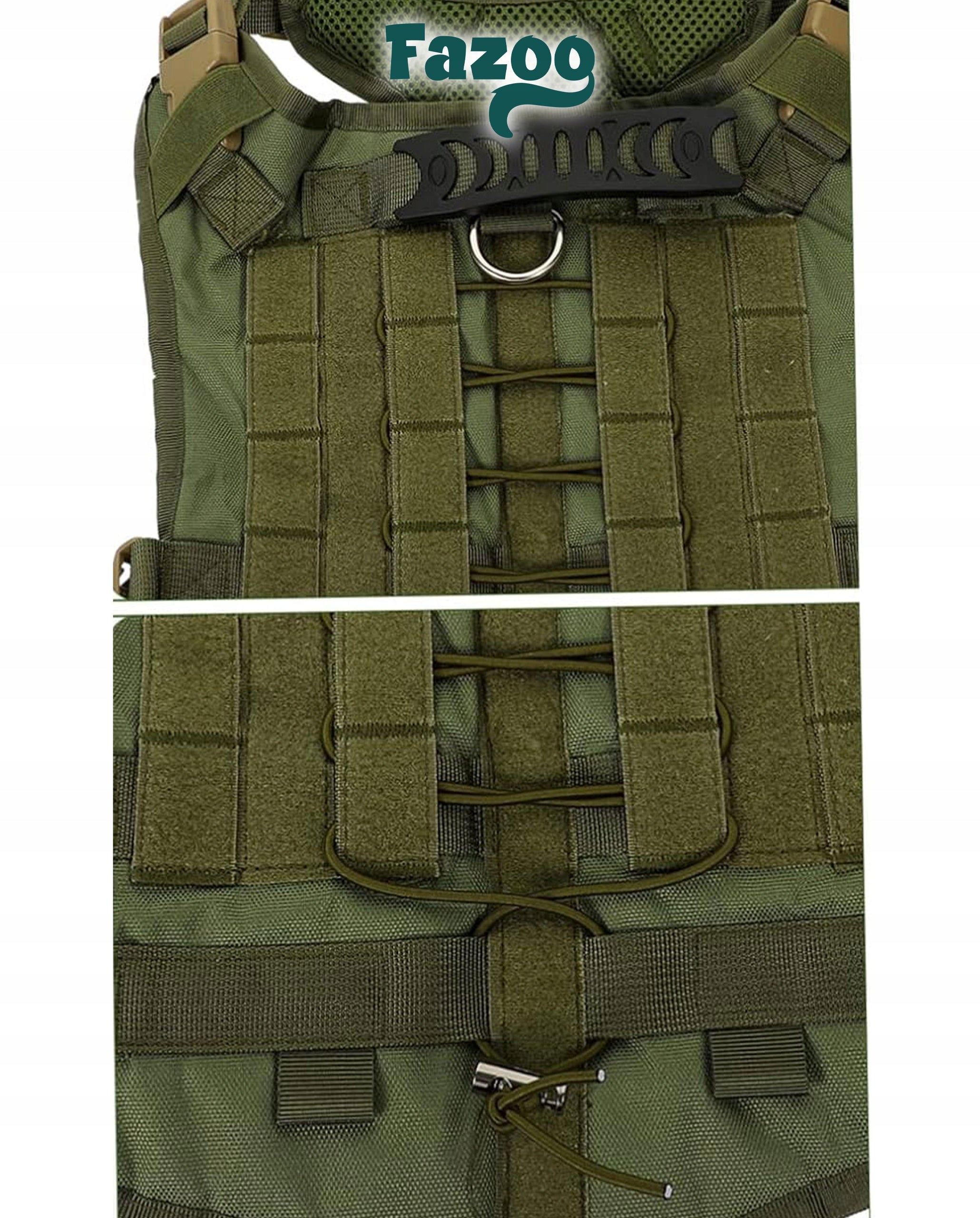 DOG HARNESS GUARD with Lanyard Strong Tactical Military Lanyard 150cm Green Color green