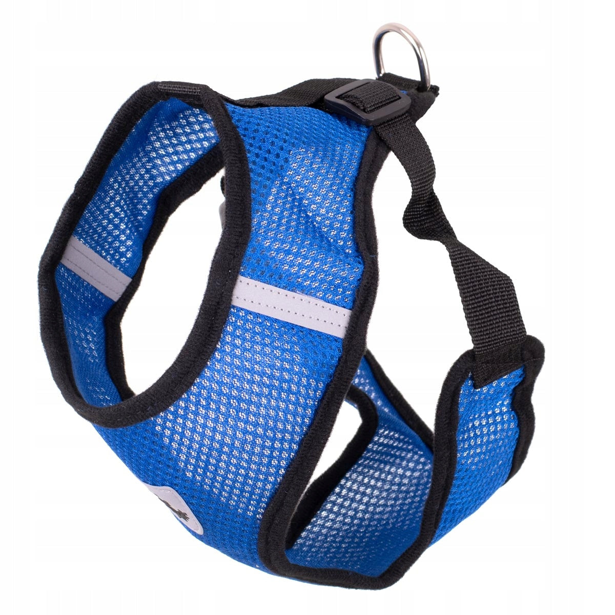 DOG HARNESS PRESSURE-FREE REFLECTIVE ADJUSTABLE LIGHTWEIGHT + LEASH SIZE 'L'