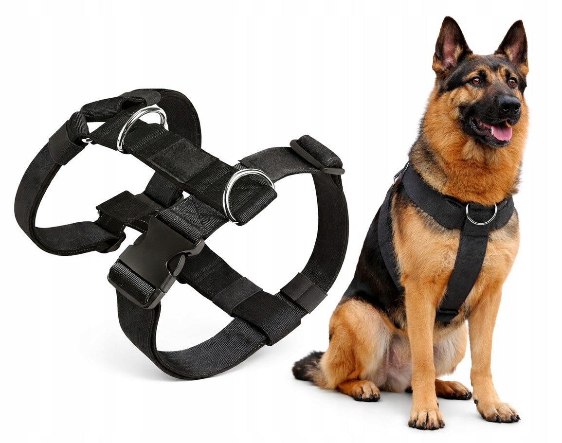DOG HARNESS PRESSURE-FREE WALKING ADJUSTABLE GUARD SIZE L