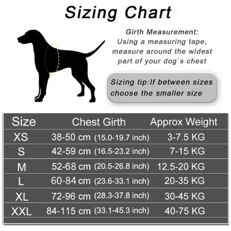 DOG HARNESS REFLECTIVE ADJUSTABLE VEST SIZE L BLACK EAN (GTIN) 5902186066403