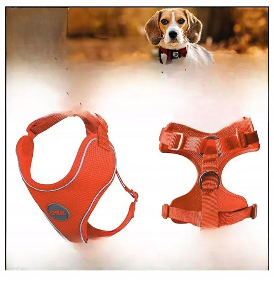 DOG HARNESS REFLECTIVE HARNESS SIZE XL ORANGE ADJUSTABLE Manufacturer code 4260478477742