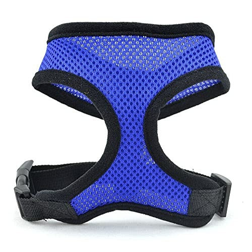 DOG HARNESS SOFT BREATHABLE SIZE M BLUE SMALL DOGS Manufacturer code Nieoznaczona