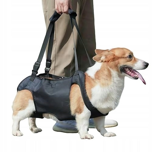 DOG HARNESS SUPPORTING BACK LEGS HIP SUPPORT OLDER DOGS