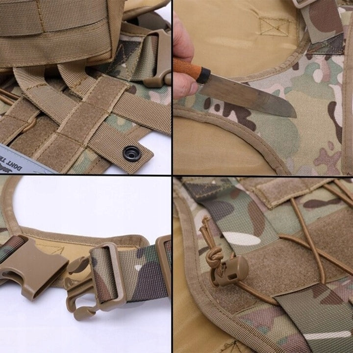 DOG HARNESS TACTICAL VEST MILITARIA black L Manufacturer code VE-45-BK