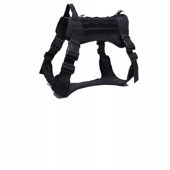 DOG HARNESS TACTICAL VEST MILITARIA black L