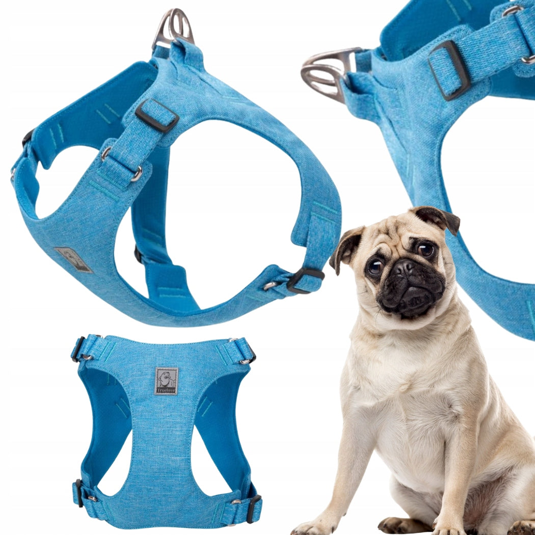 DOG HARNESS ULTRALIGHT DELICATE TRUELOVE WINGS ECO BLUE M